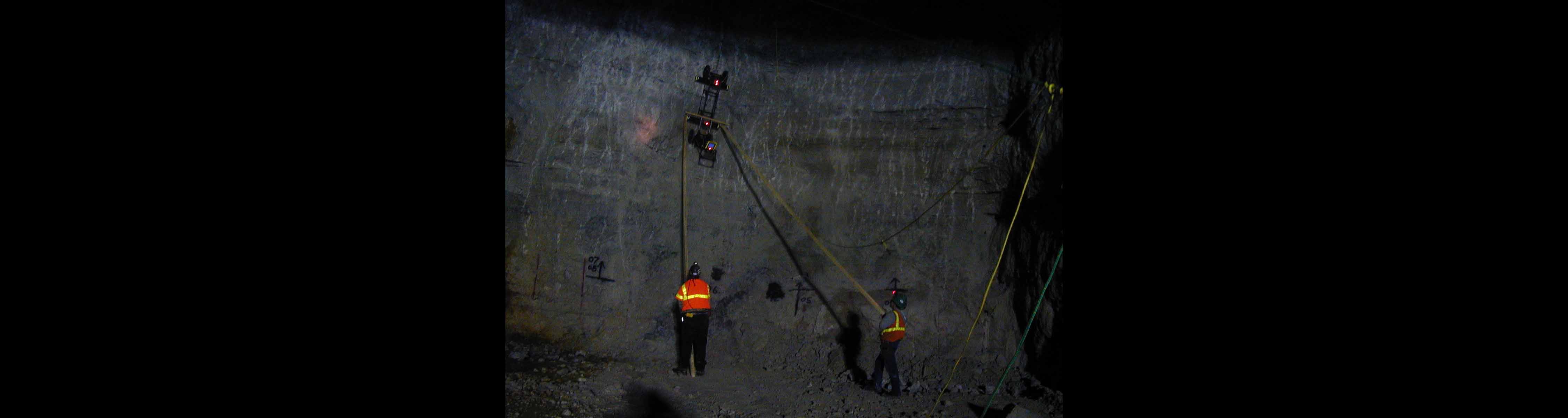GPR for Voids and Fractures in a Mine Wall